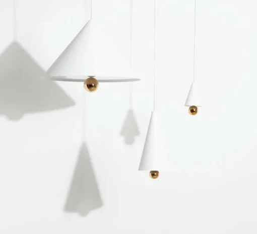 Suspension, Cherry, Petit, blanc, LED, dim, 3000K, 1040 lm, Ø16cm, H37,5cm - Petite Friture