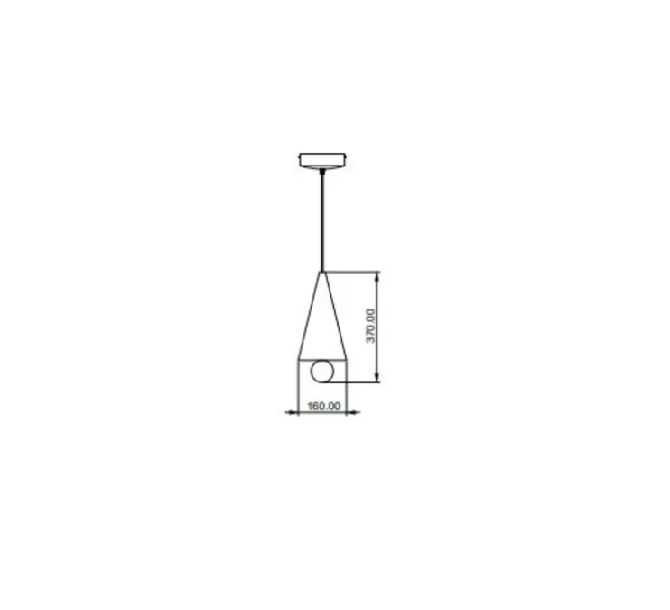 Suspension, Cherry, Petit, noir, LED, dim, 3000K, 1040 lm, Ø16cm, H37,5cm - Petite Friture