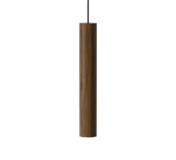 Suspension, Chimes, chêne foncé, LED, 3000K, 220lm, Ø3,4cm, H22cm - Umage