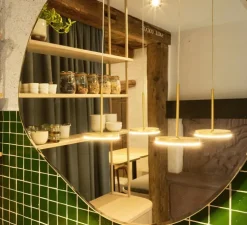 Suspension, Chimes, noir, LED, 3000K, 220lm, Ø3,4cm, H22cm - Umage