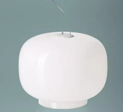 Suspension, Chouchin 3 LED, blanc, LED, dim, 2700K, 2500 lm, Ø30cm, H25cm - Foscarini