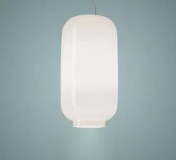 Suspension, Chouchin 2 LED, blanc, LED, dim, 2700K, 2581 lm, Ø22cm, H43cm - Foscarini