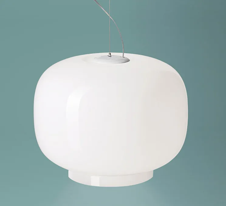 Suspension, Chouchin 1 LED, blanc, 2700K, 2581 lm, Ø40cm, H31cm - Foscarini