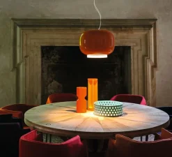 Suspension, Chouchin 1, orange, Ø40cm, H31cm - Foscarini