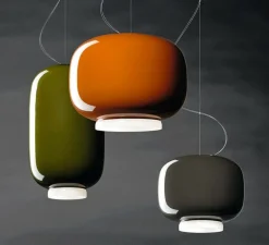 Suspension, Chouchin 1, orange, Ø40cm, H31cm - Foscarini