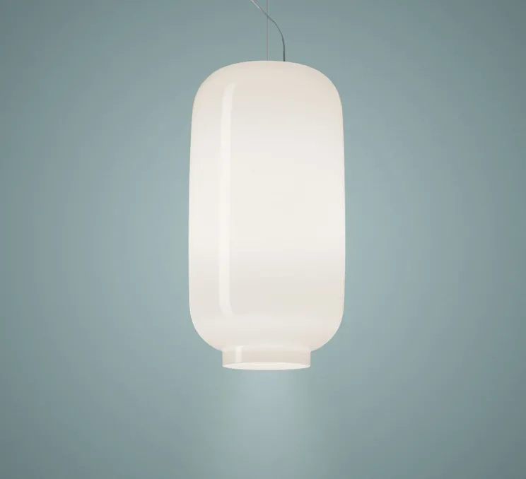 Suspension, Chouchin bianco 2 LED, blanc, LED, dim, 2700K, 2581 lm, L22cm, H43cm - Foscarini