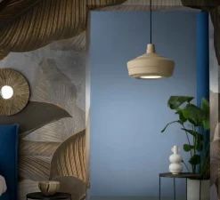 Suspension, Churuata, marron argile, Ø36cm, H26cm - Ferroluce