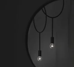 Suspension, Circle, gris foncé mat, Ø30cm, H62cm - Northern