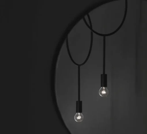 Suspension, Circle, gris foncé mat, Ø30cm, H62cm - Northern