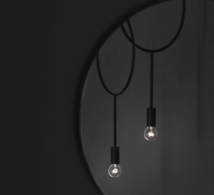 Suspension, Circle, gris foncé mat, Ø30cm, H62cm - Northern