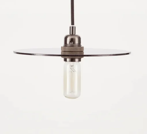 Suspension, Circle Shade, gris, Ø25cm, H10cm - FRAMA