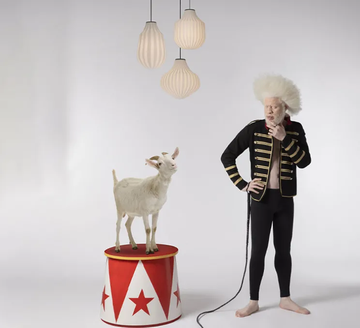 Suspension, Circus A, blanc, Ø32cm, H32cm - Karman