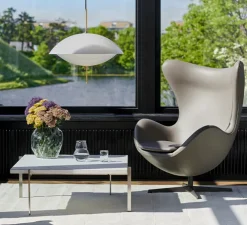 Suspension, Clam, blanc, Ø44cm, H52,2cm - Fritz Hansen