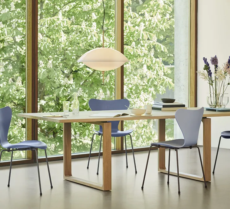 Suspension, Clam, blanc, Ø44cm, H52,2cm - Fritz Hansen