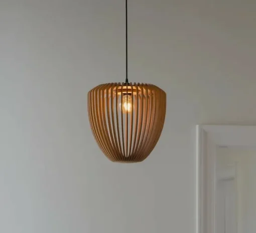 Suspension, Clava Wood, chêne, Ø38cm, H39cm - Umage