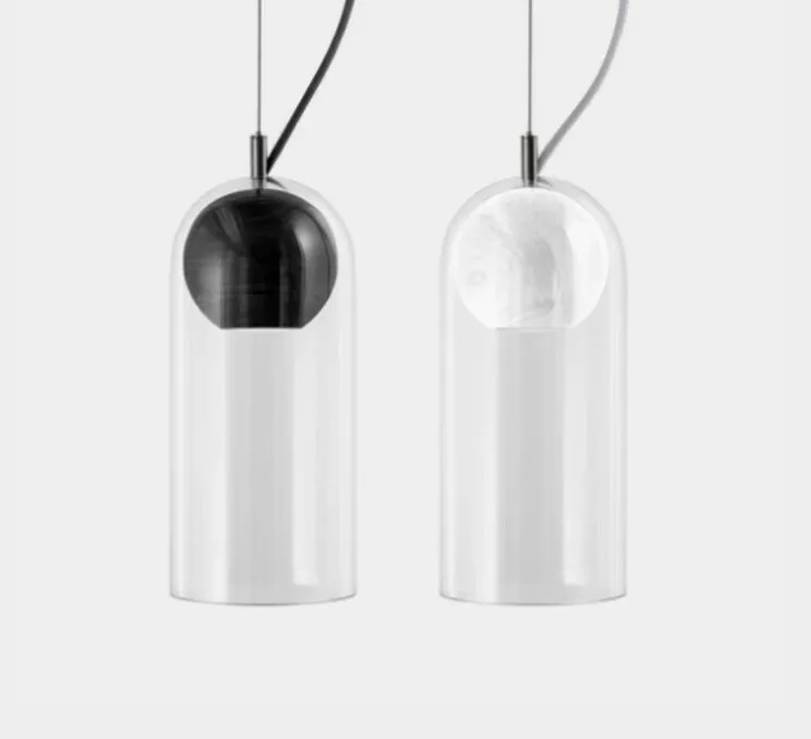Suspension, Cloak, noir, Ø13cm, H29cm - Vitamin