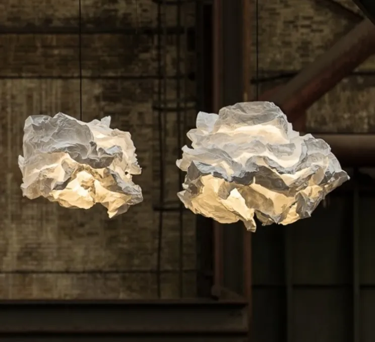 Suspension, Cloud, blanc, Ø60cm, H50cm - Proplamp