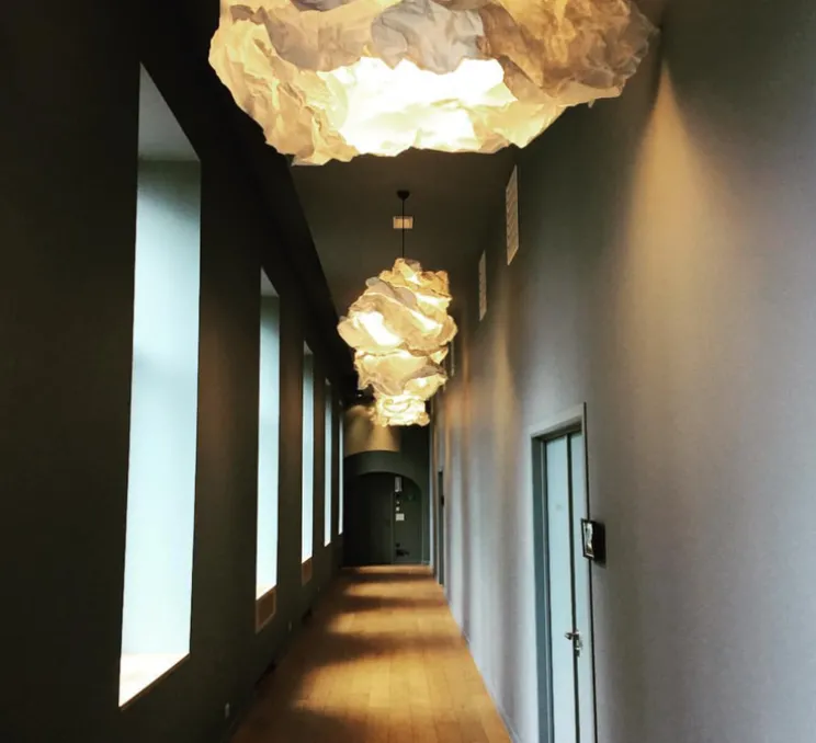 Suspension, Cloud, blanc, Ø90cm - Proplamp