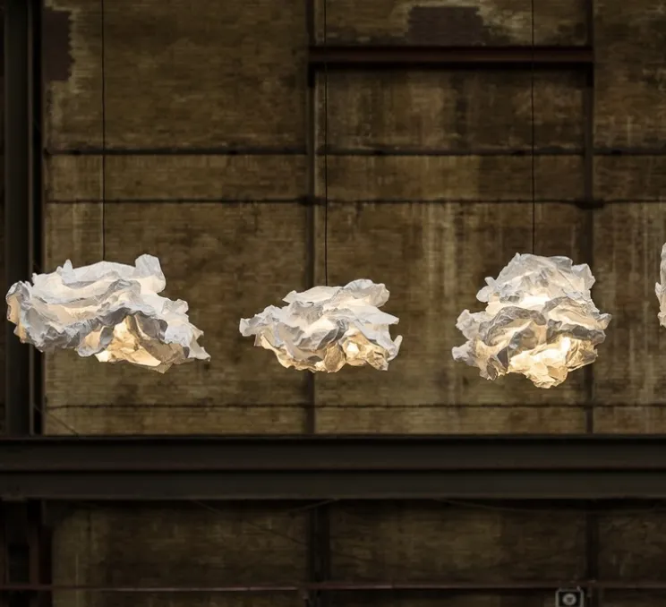 Suspension, Cloud, blanc, Ø150cm - Proplamp