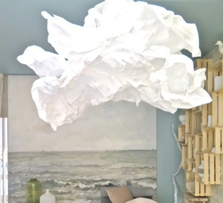 Suspension, Cloud, blanc, Ø150cm - Proplamp