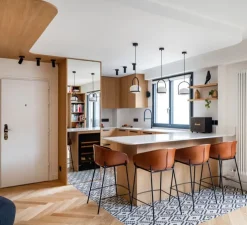 Suspension, Coco simple, noir, Ø17,5cm, H25cm - LEDs C4