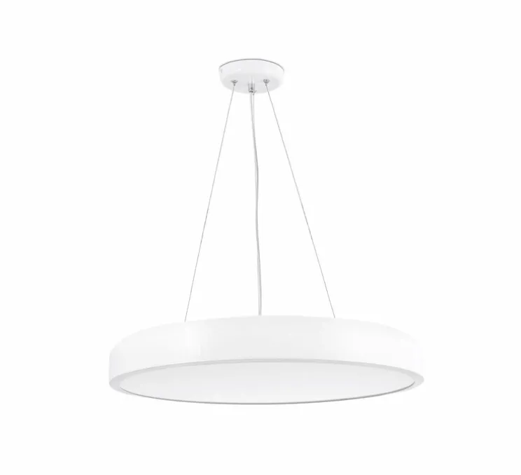 Suspension, Cocotte 550, blanc, LED, 3000K, 1700 lm, Ø55cm, H8cm - Faro