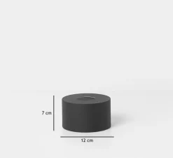 Suspension, Collect lighting, low, abat-jour Disc, noir, Ø12cm, H17cm - Ferm Living