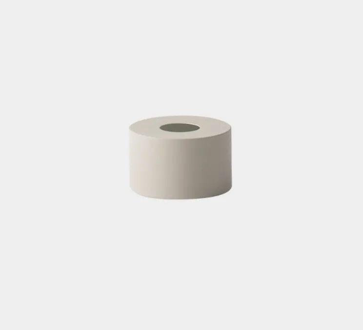 Suspension, Collect Lighting, low, noir, abat-jour Disc, gris clair, Ø12cm, H17cm - Ferm Living