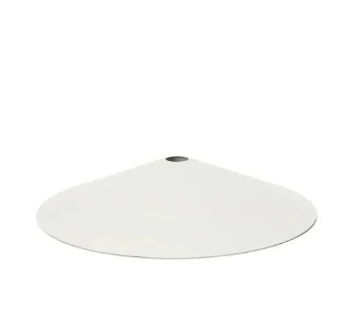 Suspension, Collect Lighting, abat-jour Angle, socket low, blanc, Ø58cm, H20,7cm - Ferm Living