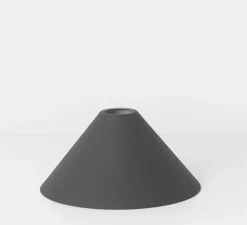Suspension, Collect lighting, high, abat-jour Cone, noir, Ø25cm, H27cm - Ferm Living