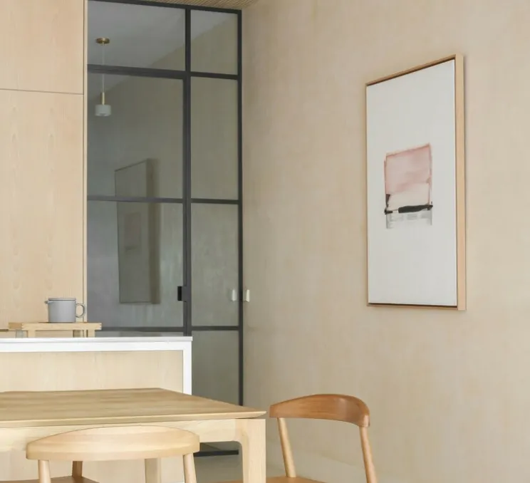 Suspension, Collect Lighting, low, abat-jour Record, cashmere, Ø30cm, H17,2cm - Ferm Living