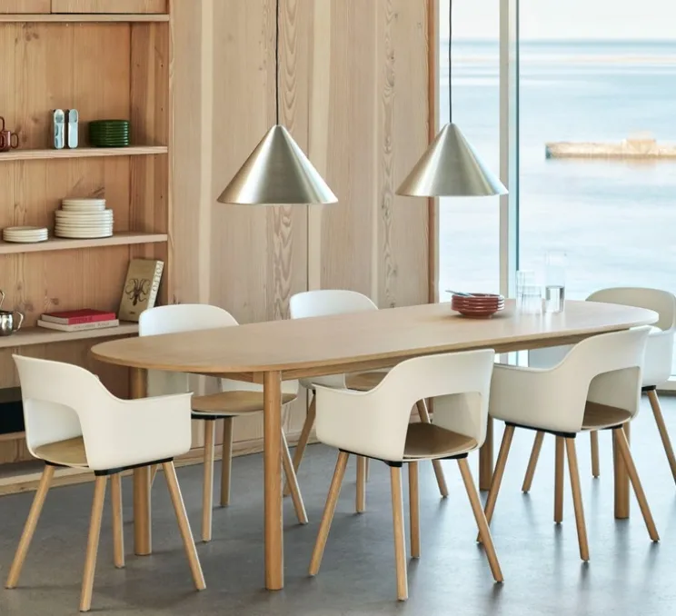 Suspension, Compass 430, alu brossé, Ø43cm, H26cm - HAY