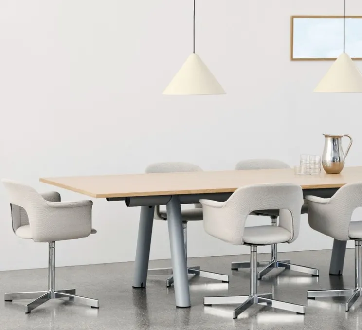 Suspension, Compass 260, blanc perlé, Ø26cm, H16cm - HAY