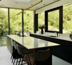 Suspension, Compendium D81s, laiton, LED, 1926lm, 2700K, L162,5cm, H4,57cm - Luceplan