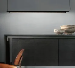 Suspension, Compendium D81s, noir, LED, DALI, 1516lm, 2700K, L162,5cm, H4,57cm - Luceplan