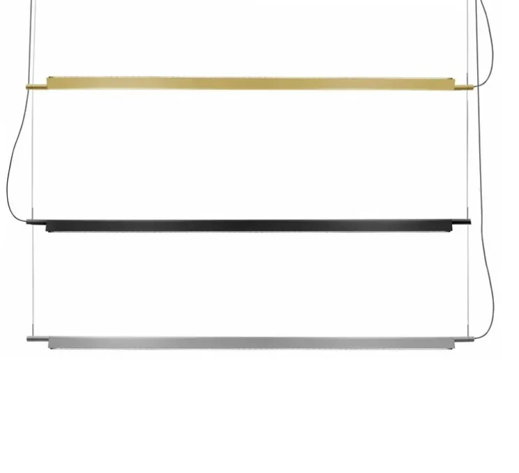 Suspension, Compendium D81s, noir, LED, DALI, 1516lm, 2700K, L162,5cm, H4,57cm - Luceplan