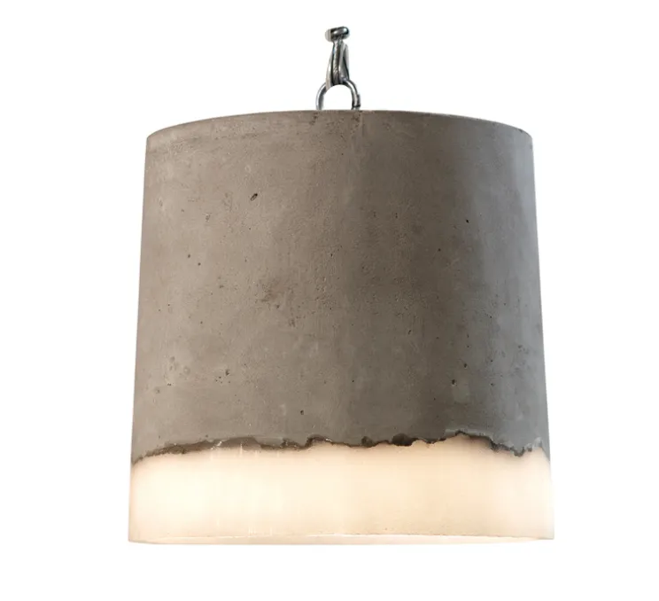 Suspension, Concrete, gris, blanc, Ø34cm, H38cm - Serax