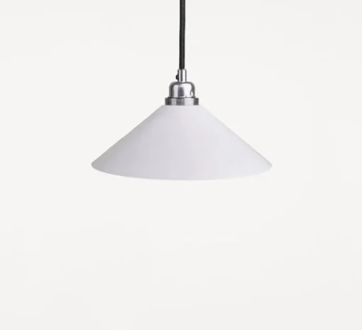 Suspension, cone shade small, blanc, Ø25cm, H7,7cm - Frama