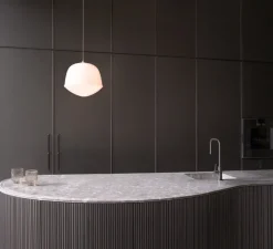 Suspension, Contour 225, blanc perle, LED, 2700K, Ø22,5cm, H21cm - A-N-D