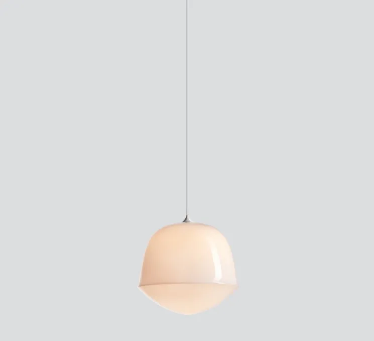 Suspension, Contour 225, blanc perle, LED, 2700K, Ø22,5cm, H21cm - A-N-D