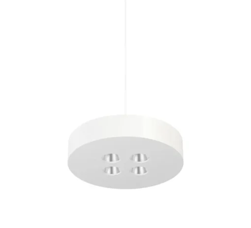 Suspension, Cookie, blanc, LED, dim, 2700-3200-4000K, 985 lm, Ø12cm, H2,5cm - Beneito Faure