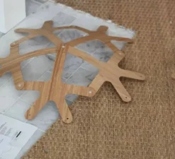 Suspension, Coral, version en kit, aqua, naturel, Ø40cm, H40cm - David Trubridge