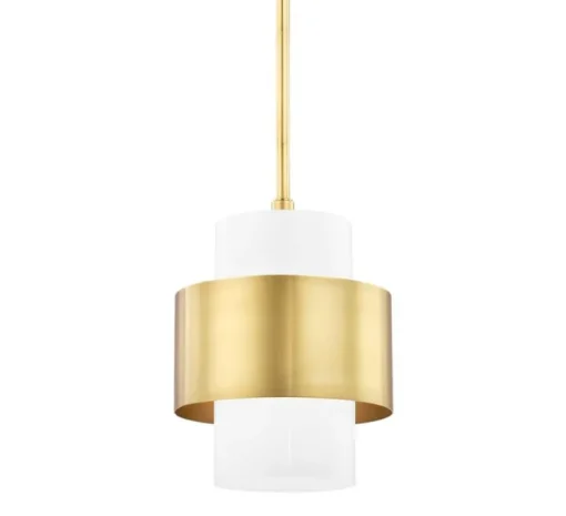 Suspension, Corinth S, laiton, Ø27,9cm, H34cm - Hudson Valley Lighting