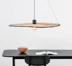 Suspension, Costas 1000, noir, rotin, Ø100cm, H2cm - Faro