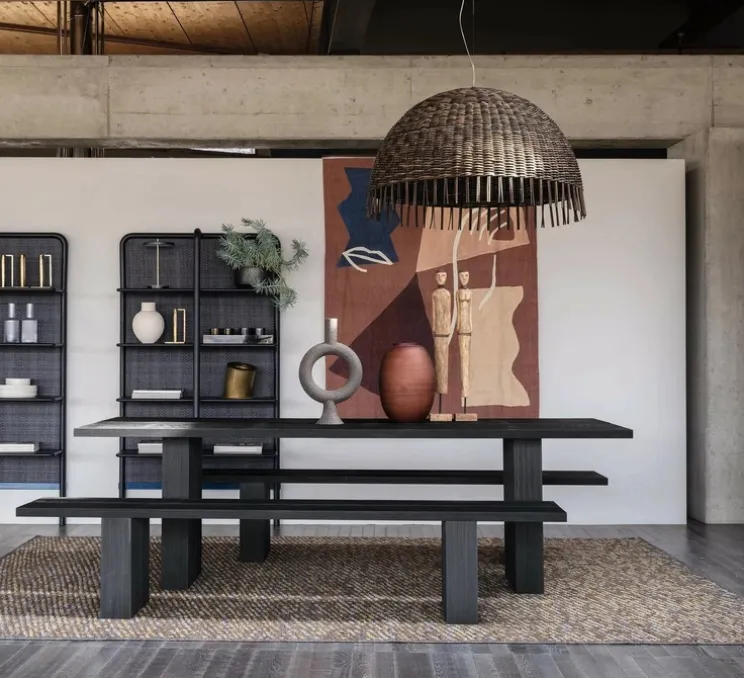 Suspension, Croco 95, marron, Ø100cm, H59cm - Gervasoni