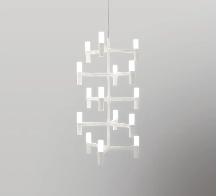 Suspension, Crown Multi, blanc, L41cm, H87cm - Nemo Lighting