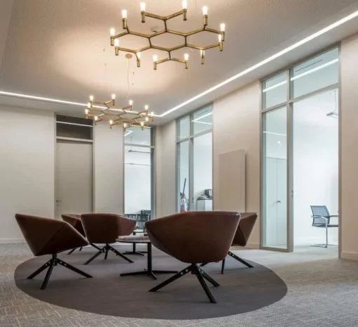 Suspension, Crown Plana Minor, or, L109cm, H16cm - Nemo Lighting