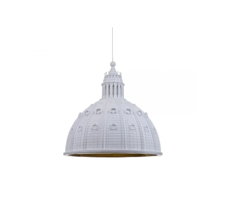 Suspension, Cupolone Quarantacinque, blanc, LED, dim, 2700k, 1700 lm, Ø45cm, H45cm - Seletti