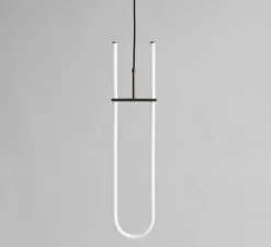 Suspension, Curve, blanc, LED, L16cm, H70cm - 101 Copenhagen