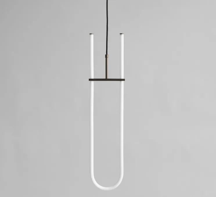 Suspension, Curve, blanc, LED, L16cm, H70cm - 101 Copenhagen